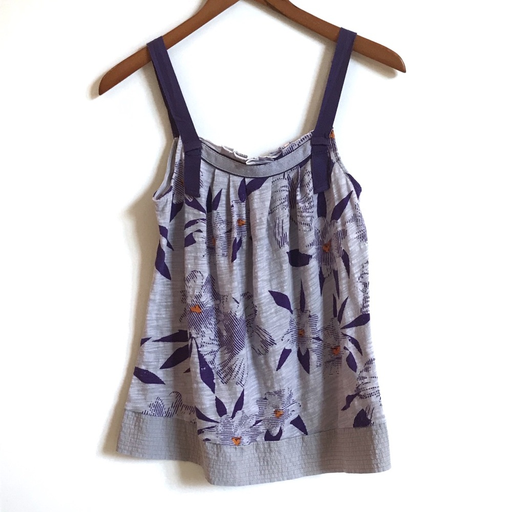 Anthropologie | C. Keer Printed Tank Sz XS